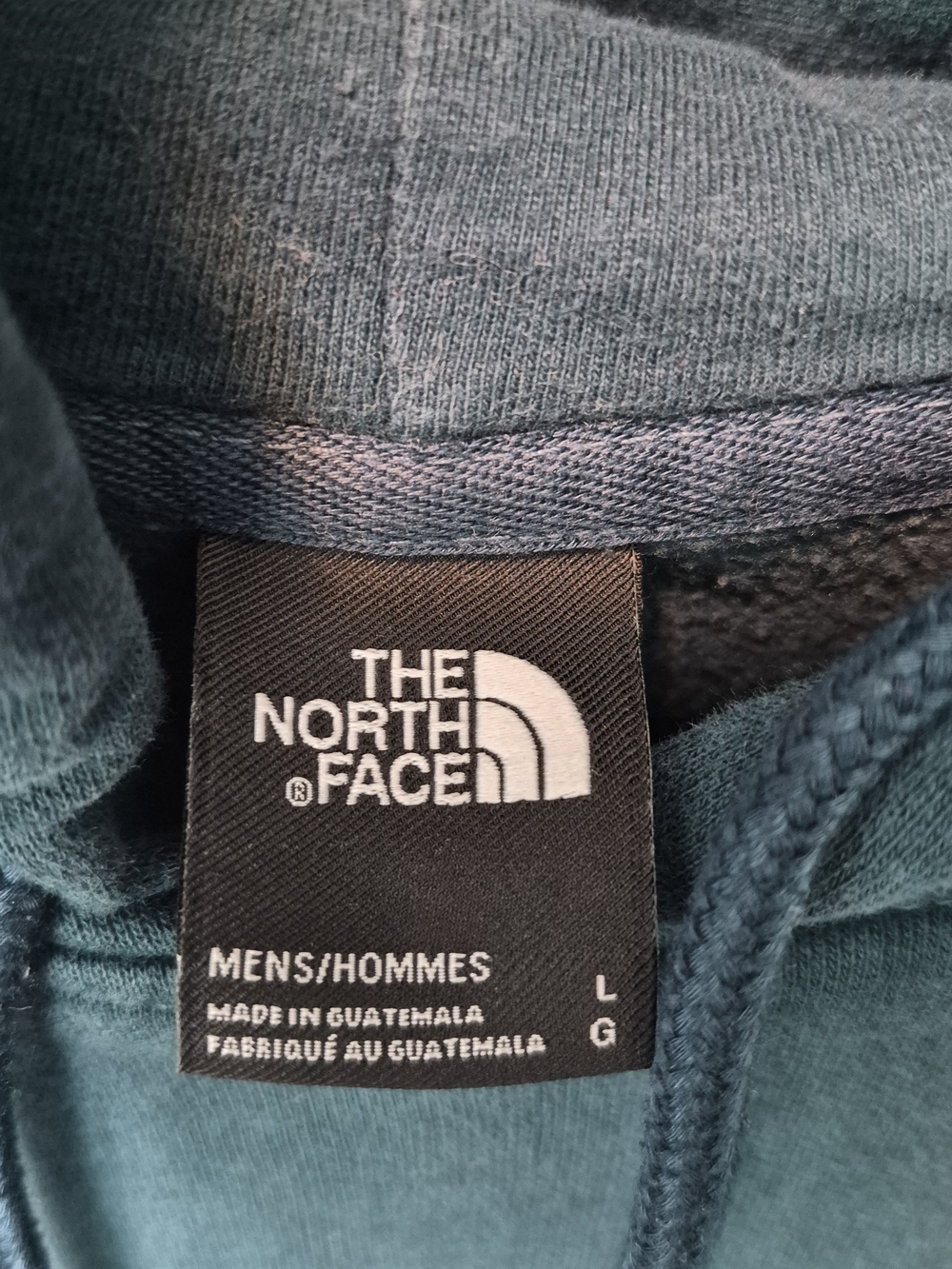 The North Face Men's Green Hoodie Sweatshirt/Hoodie - Never Stop Exploring Sz L - Picture 3 of 4